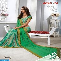 Ayaan Sprint Flower poem Wholesale Ethnic saree
